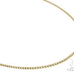 14k Yellow Gold Solid Franco Chain 24 Inches 1.3mm 65606 - Image 1