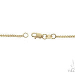 14k Yellow Gold Solid Franco Chain 24 Inches 1.3mm 65606 - Image 5