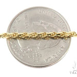 14k Yellow Gold Diamond Cut Solid Rope Chain 22 Inches 2.5mm 64770 - Image 3