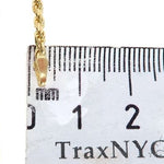 14k Yellow Gold Diamond Cut Solid Rope Chain 22 Inches 2.5mm 64770 - Image 6