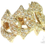 14K Gold Diamond Spiked Cuban Link Ring 66170 - Image 1