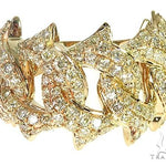 14K Gold Diamond Spiked Cuban Link Ring 66170 - Image 2