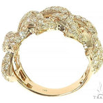 14K Gold Diamond Spiked Cuban Link Ring 66170 - Image 6