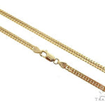 14K Yellow Gold Double Curb Link Chain 22 inches 6.3mm 70045 - Image 1