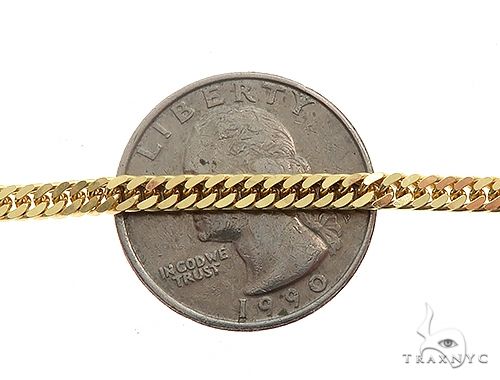 14K Yellow Gold Double Curb Link Chain 28 inches 3.5mm   65199 - Image 4