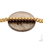 14K Yellow Gold Hollow Franco Link Chain 30 Inches 2.8mm   64435 - Image 3