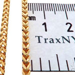 14K Yellow Gold Hollow Franco Link Chain 30 Inches 2.8mm   64435 - Image 5