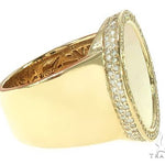 14K Yellow Gold Memorial Photo Ring 65760 - Image 3
