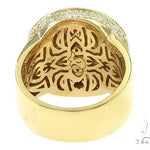 14K Yellow Gold Memorial Photo Ring 65760 - Image 4
