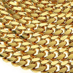 14K Yellow Gold Miami Cuban Link Chain 24 Inches 2.6mm   66038 - Image 4
