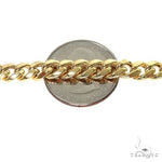 14K Yellow Gold Miami Hollow Cuban  22 Inches 6.6mm 68411 - Image 5