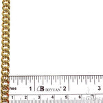 14K Yellow Gold Miami Hollow Cuban  22 Inches 6.6mm 68411 - Image 6