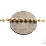 14K Yellow Gold Moon Cut Link Chain 24 Inches 4mm   65177 - Image 3