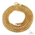 14K Yellow Gold Solid Franco Chain 26 Inches 2.6mm   67956 - Image 3