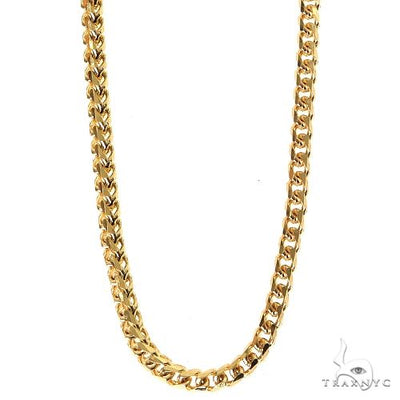 14K Yellow Gold Solid Franco Chain 28 Inches 2mm   67686 - Image 1