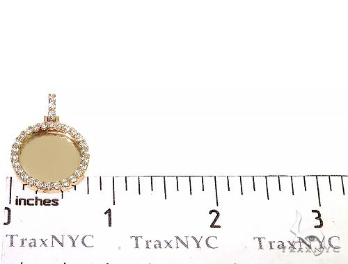 14K Yellow Gold Sweet Memories Collection Mini Diamond Photo Pendant 66260 - Image 6