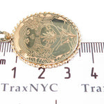 14k Custom Pineapple Girl Pendant 33144 - Image 6