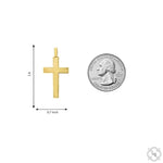 14k Gold Cross Pendant Set 70720 - Image 7