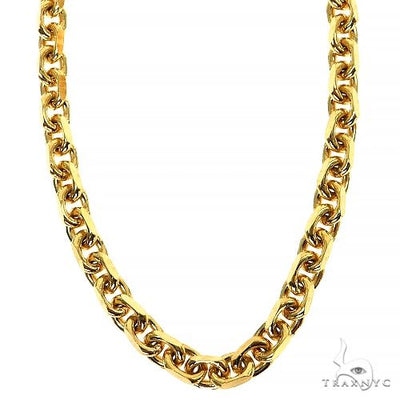 14k Gold Solid Cable link 18 inches 4.5mm 68150 - Image 1