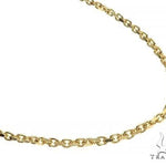 14k Gold Solid Cable link 3mm 24 inches   68160 - Image 1
