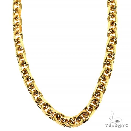 14k Yellow Gold Solid Cable Link 4.5mm 20 inches 68151 - Image 1