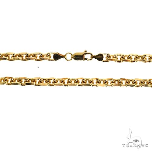 14k Yellow Gold Solid Cable Link 4.5mm 20 inches 68151 - Image 4