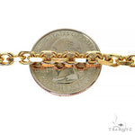 14k Yellow Gold Solid Cable Link 4.5mm 20 inches 68151 - Image 5