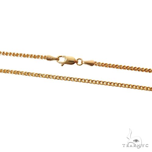 14k Two-Tone Semi-Solid Franco Link Chain 2mm 20 Inches 69936 - Image 3