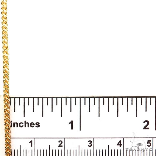 14k Two-Tone Semi-Solid  Franco link Chain 2mm 16 Inches 69938 - Image 4
