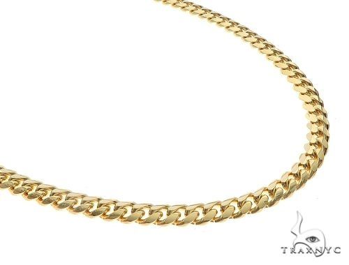 14k Yellow Gold Solid Miami Cuban 4.1mm 22 inches 33 grams 68201 - Image 2