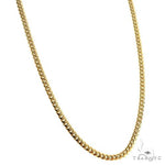 14k Yellow Gold Solid Thin Miami Cuban Chain 2mm 18 inches 68861 - Image 2