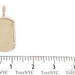 14k Yellow Gold Customizable Dog Tag Pendant 64644 - Image 6