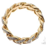 14k Yellow Gold Diamond Miami Cuban Ring 64738 - Image 4