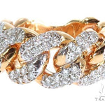 14k Yellow Gold Diamond Miami Cuban Ring 64775 - Image 1