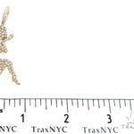 14k Yellow Gold Diamond Women's Silhouette 64691 - Image 6