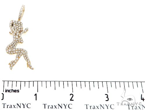 14k Yellow Gold Diamond Women's Silhouette 64691 - Image 6