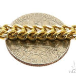 14k Yellow Gold Hollow Franco Link Chain 24 Inches 5.7mm 70564 - Image 3
