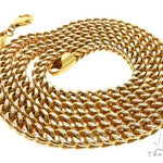 14k Yellow Gold Hollow Franco Link Chain 24 Inches 5.7mm 70564 - Image 4