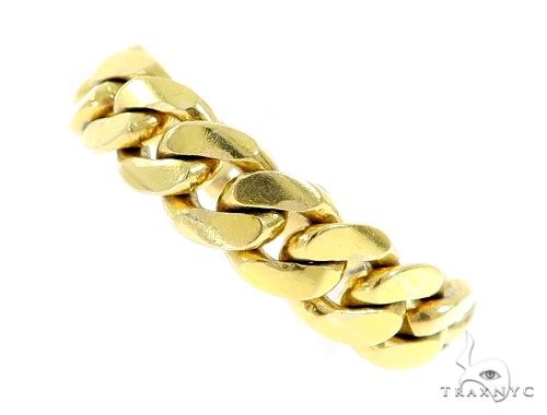 14k Gold 8.0mm Miami Cuban Link Ring 61420 - Image 2