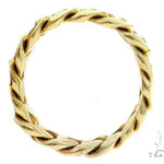 14k Gold 8.0mm Miami Cuban Link Ring 61420 - Image 4