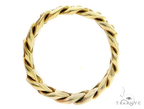 14k Gold 8.0mm Miami Cuban Link Ring 61420 - Image 4