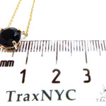 14k Yellow Gold Onyx Necklace & Earrings Set 40029 - Image 11