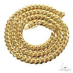 14k Yellow Gold Solid Miami Cuban 9mm 22 inches 69540 - Image 3