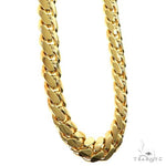 14k Yellow Gold Solid Miami Cuban 9mm 24 inches 69541 - Image 2