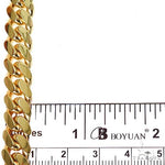 14k Yellow Gold Solid Miami Cuban 9mm 24 inches 69541 - Image 6