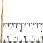 14k Yellow Gold Solid Thin Miami Cuban Link Chain 2.6mm 18 Inches 69986 - Image 6