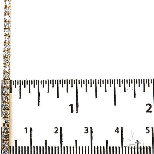 14k Yellow Gold Tennis chain 3mm 22 inches 69500 - Image 7