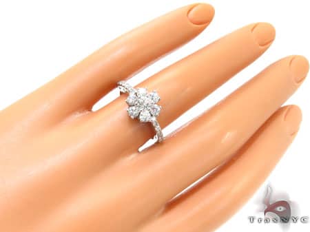 Flower Diamond Ring 17034 - Image 9