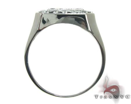 TraxNYC Black Diamond 10k White Gold Ring 17926 - Image 6