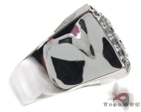 TraxNYC Light  Black Diamond 14K White Gold Ring 17927 - Image 5